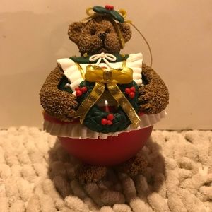 Teddy Bear Traditions Christmas Tree Ornament 1995